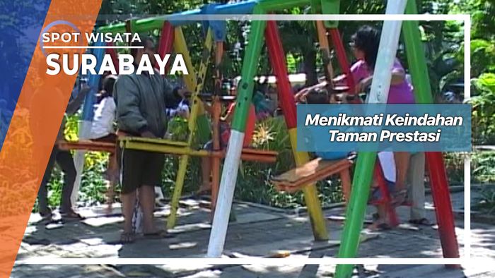 Menikmati Keindahan Taman Prestasi, Surabaya 