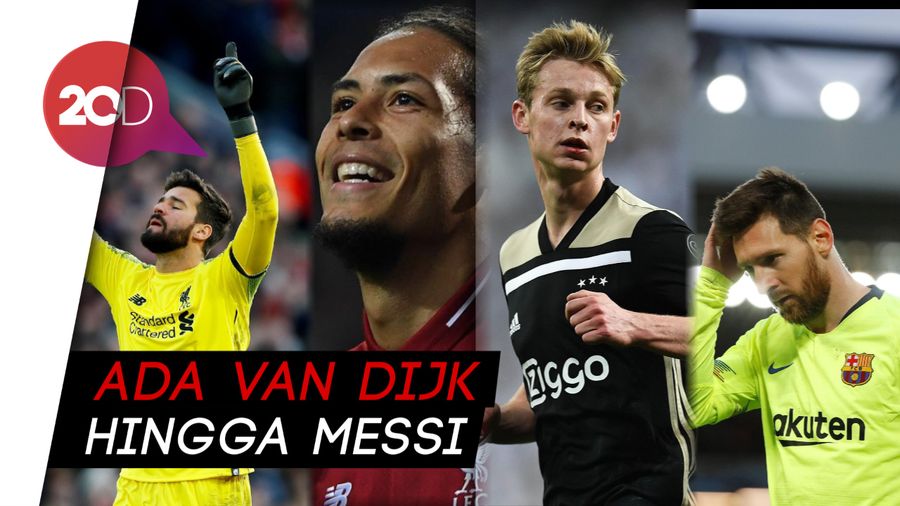 Pemain Terbaik Per Posisi di Liga Champions 2018/2019, Siapa Saja?