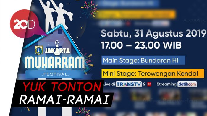 Jakarta Muharram Festival Digelar, Ini Titik-titik Keramaiannya