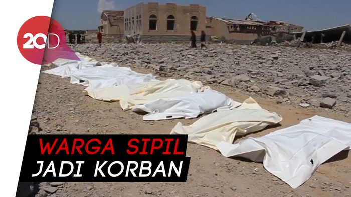 100 Orang Tewas dalam Serangan Udara Koalisi Arab