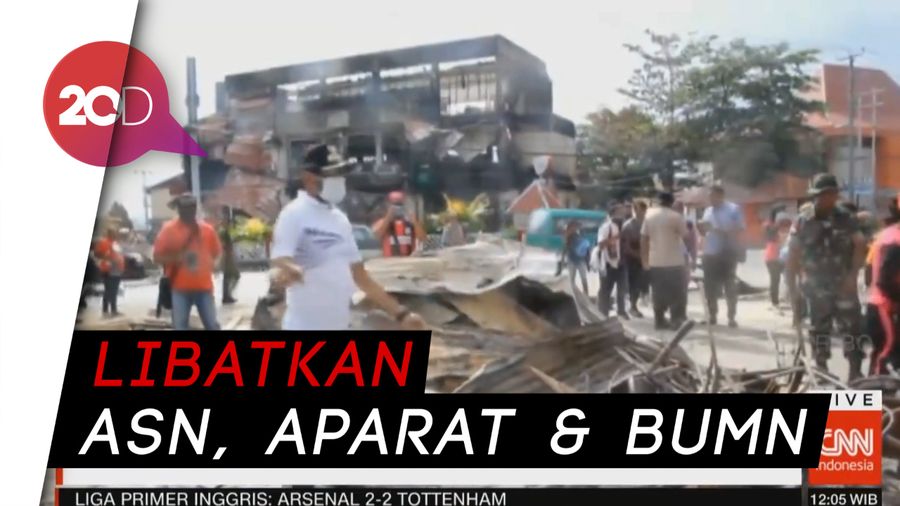 Pasca-kerusuhan, Wali Kota dan Ribuan Orang Bersih-bersih Jayapura