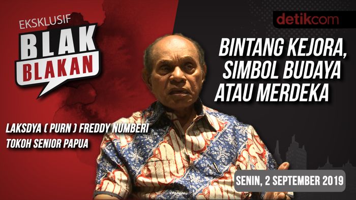 Tonton Blak-blakan Freddy Numberi: Bintang Kejora, Simbol Budaya atau Merdeka