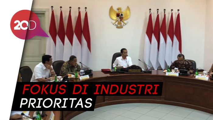 Bahas Industri 4.0, Jokowi Targetkan 10 Juta Lapangan Kerja Baru