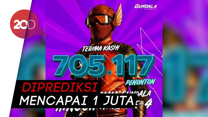Gundala Raup Lebih dari 700 Ribu Penonton