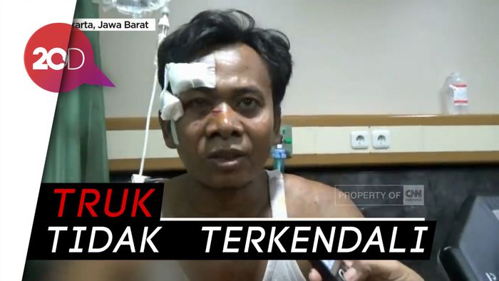 Sopir Truk yang Selamat di Cipularang: Teman Saya Remnya Blong
