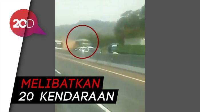 Video Detik-detik Kecelakaan Maut di Tol Cipularang