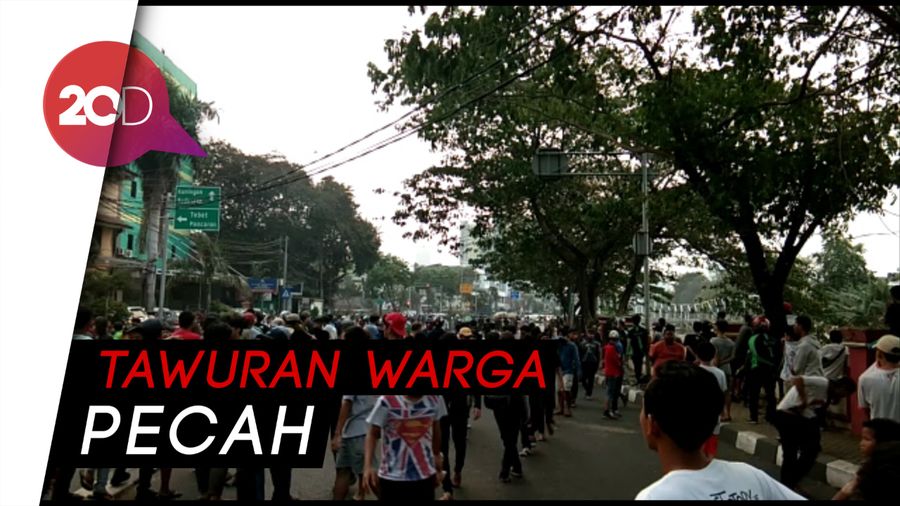 Sore Ini, Tawuran Warga Pecah di Manggarai
