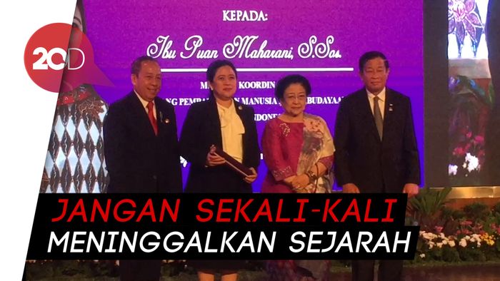 Dapat Pin Kehormatan Lemhannas, Puan: Jasmerah!