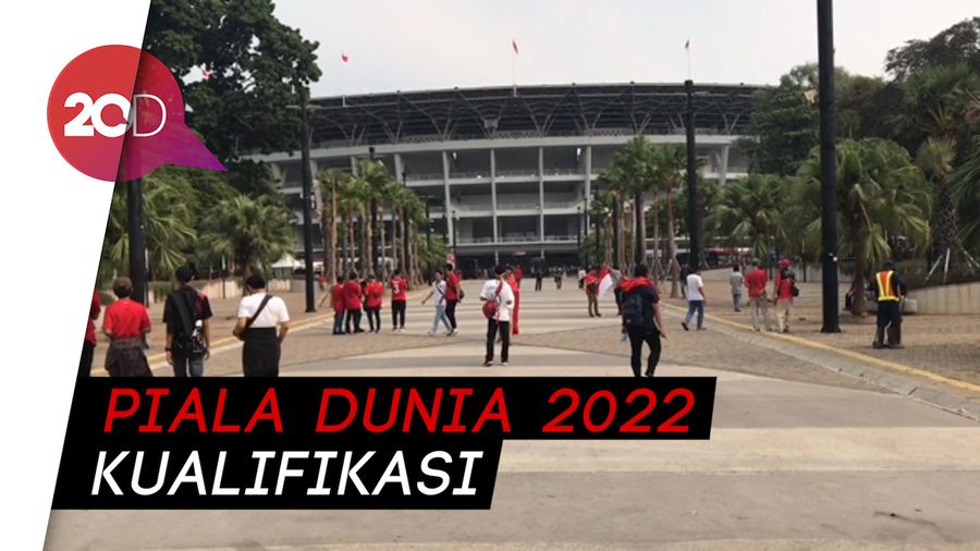 GBK Memerah Jelang Indonesia Vs Malaysia