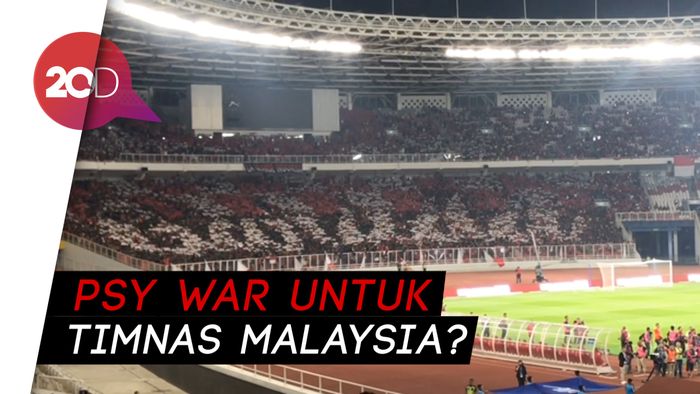 Koreografi Ciamik dan Yel-yel Suporter Indonesia Bergelora di GBK