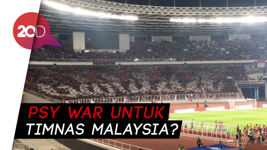 Koreografi Ciamik dan Yel-yel Suporter Indonesia Bergelora di GBK