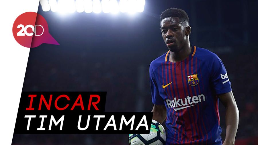 Tolak PSG, Dembele Masih Ingin Bertarung di Barcelona