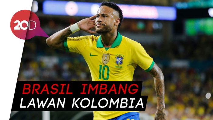 Cetak Gol dan Assist, Neymar Selamatkan Brasil