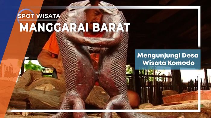 Kerajinan Patung Kayu Komodo Manggarai Barat, Nusa Tenggara Timur