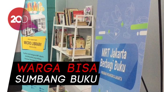 Cara Anies Tingkatkan Minat Baca Warga, Buka Ruang Baca di Stasiun MRT