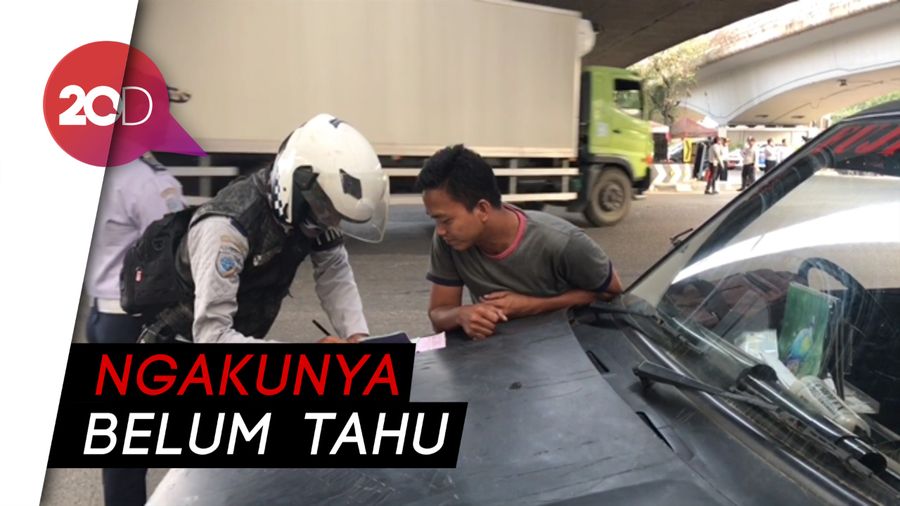 Kena Tilang, Warga Luar DKI Tak Tahu Ada Perluasan Ganjil Genap