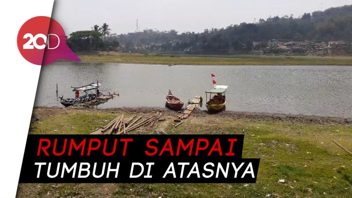 Kondisi Situ Ciburuy Mengering, Mirip Lapangan Bola