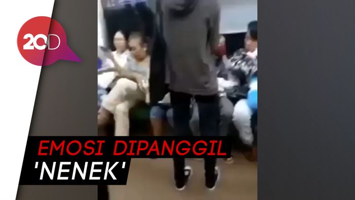 Tak Terima Dipanggil Nenek, Wanita Ini Injak Kaki Penumpang KRL