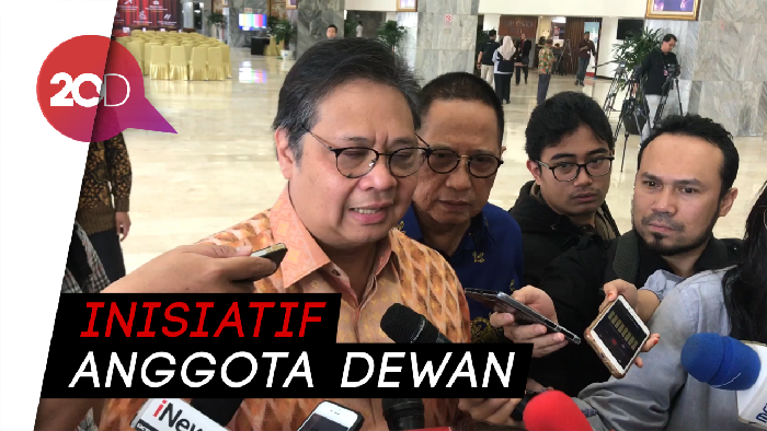 Airlangga Bantah Golkar Jadi Inisiator Revisi UU KPK
