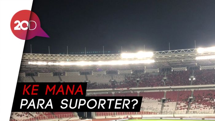 Duh...Tribun Kosong Hiasi Laga Indonesia Vs Thailand