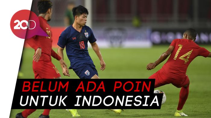 Hadapi Thailand di Stadion GBK, Indonesia Kalah Telak 0-3