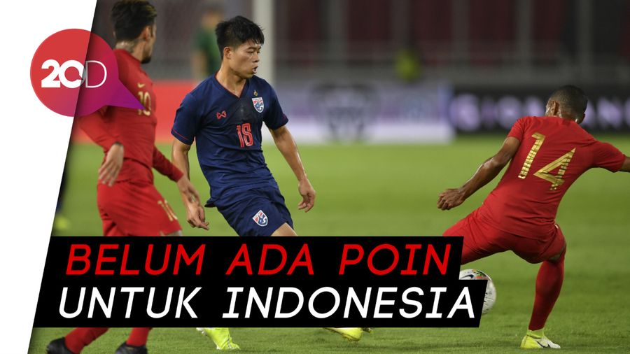 Hadapi Thailand di Stadion GBK, Indonesia Kalah Telak 0-3