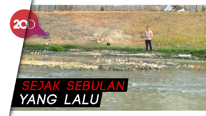 Kemarau Panjang, Debit Air Sungai di Jakarta Surut