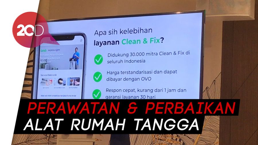 Permudah Milenial yang Super Sibuk, Grab Luncurkan Jasa Clean & Fix
