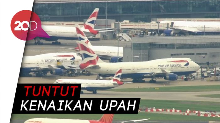Pilot Mogok, British Airways Batalkan Hampir Semua Penerbangan