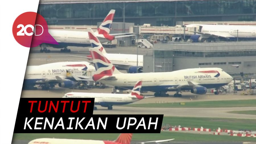 Pilot Mogok, British Airways Batalkan Hampir Semua Penerbangan