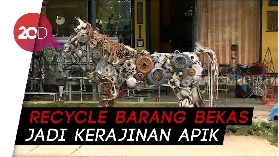 Simsalabim! Onderdil Bekas Ini Disulap Jadi Kerajinan Ciamik
