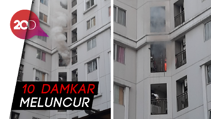 Kebakaran di Apartemen Kalibata City, 2 Orang Terluka