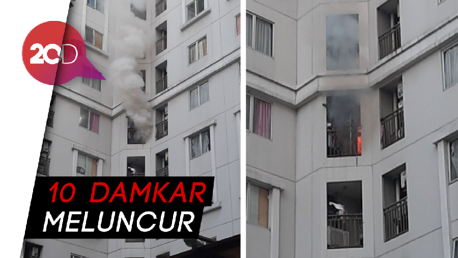 Kebakaran di Apartemen Kalibata City, 2 Orang Terluka