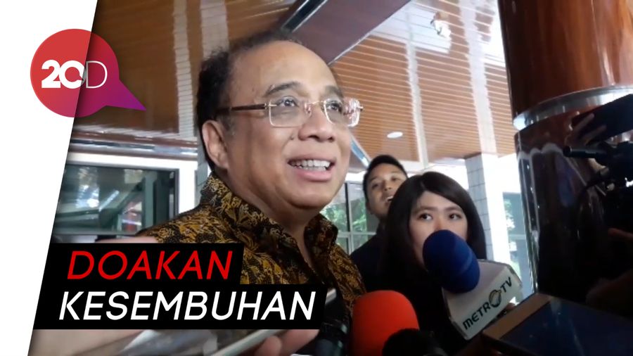 Mantan Menko Kemaritiman Indroyono Soesilo Jenguk BJ Habibie di RSPAD