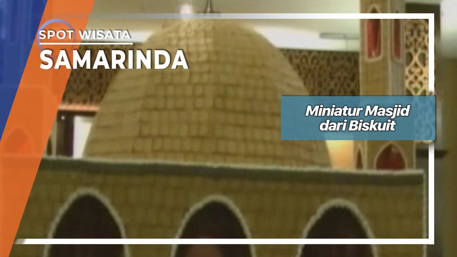 Miniatur Masjid dari Biskuit, Samarinda