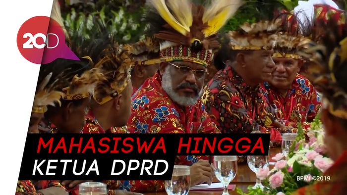 Jokowi Terima Tokoh Papua, Jawab Isu Pemekaran dan Istana di Papua