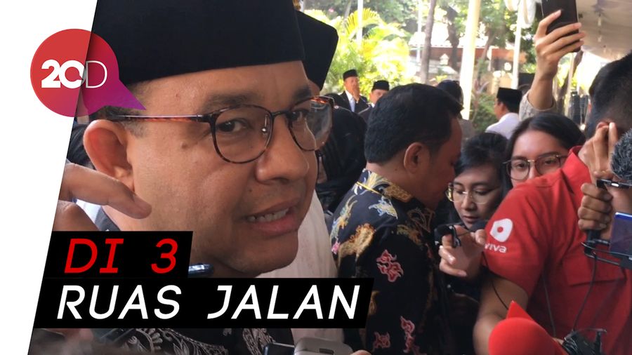 Takziyah BJ Habibie, Anies Bebaskan Ganjil Genap Pagi Ini