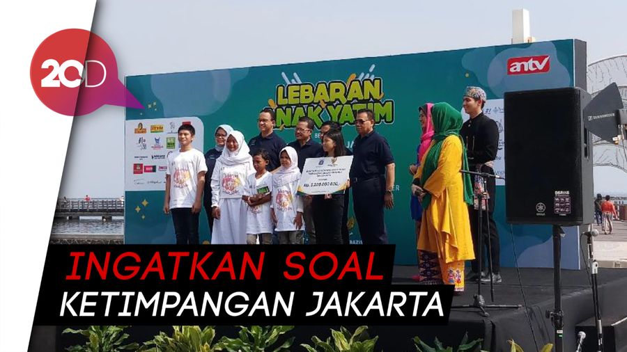 Akhir Pekan Bareng Anak Yatim, Anies Singgung Ketimpangan di Jakarta