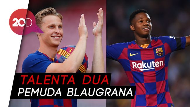 Aksi Ciamik Ansu Fati Dan De Jong Lawan Valencia