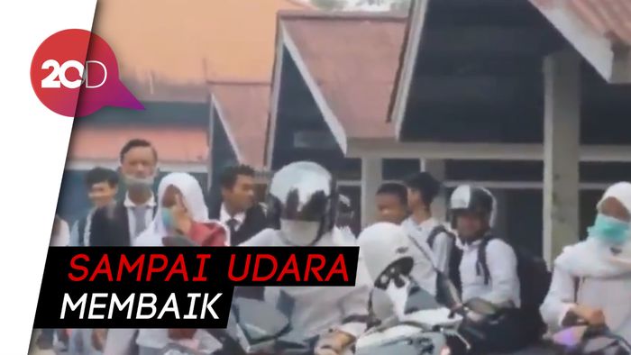  Asap Masih Pekat, Libur Sekolah di Pontianak-Pekanbaru Diperpanjang