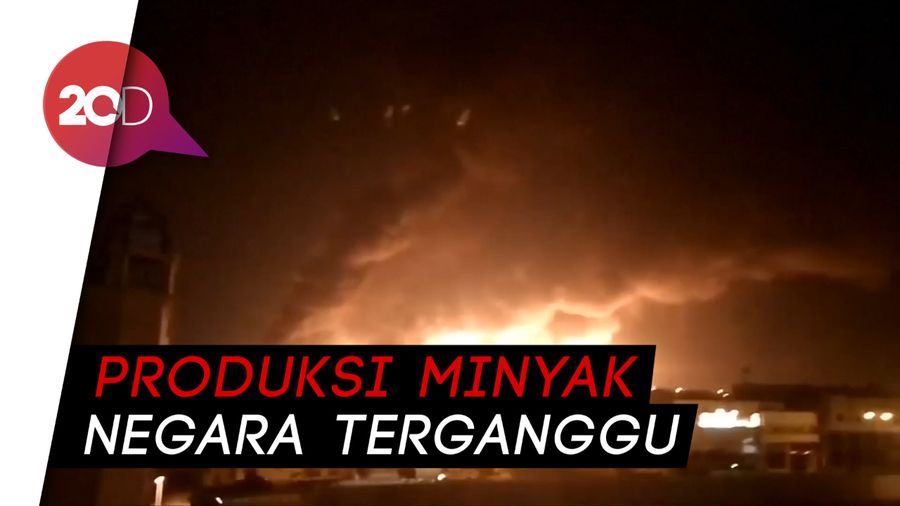 Dua Kilang Minyak Arab Saudi Diserang