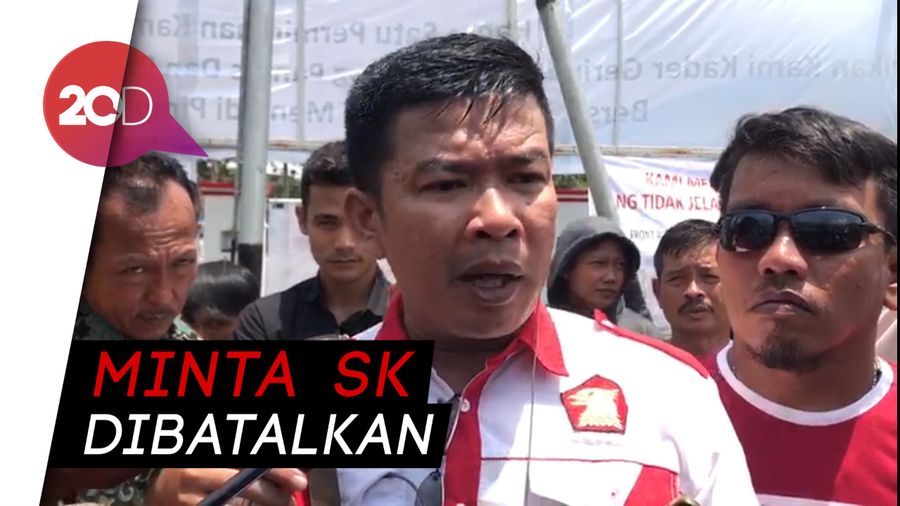 Front Perjuangan Partai Gerindra Demo Prabowo soal Jabatan di DPRD
