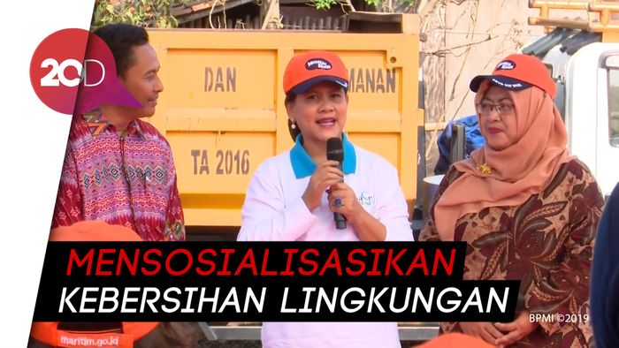 Datangi Kali Bahagia, Ibu Negara Mulai Gerakan Indonesia Bersih