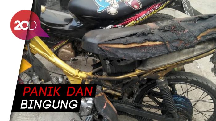 Pengakuan Pemuda yang Bakar Motor karena Ditilang