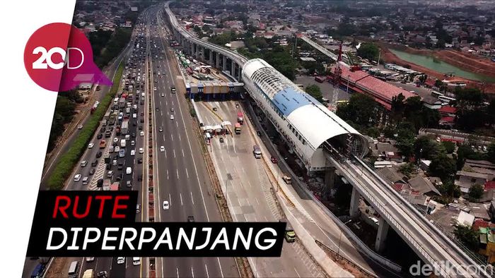 LRT Rute Cibubur-Dukuh Atas Beroperasi 2021