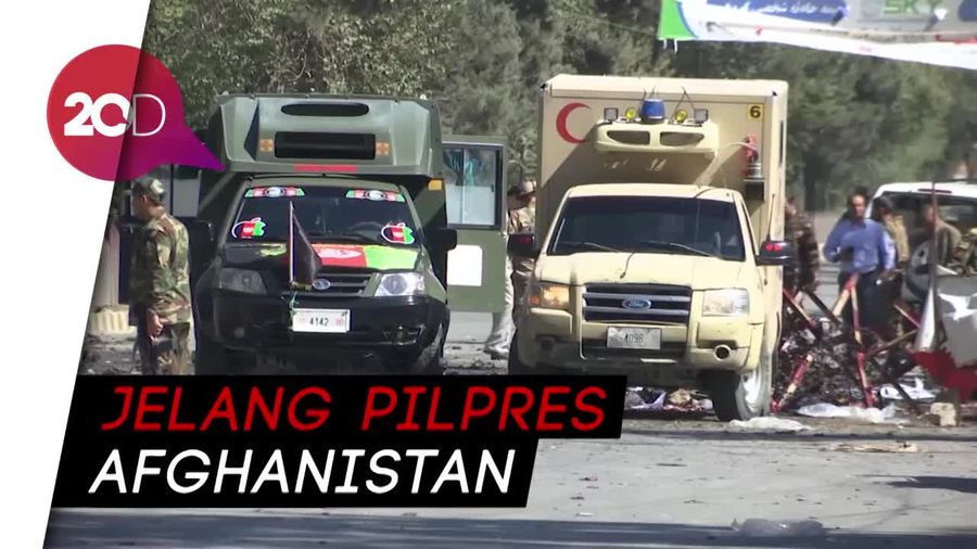 Serangan Taliban di Kampanye Pilpres Tewaskan 46 Orang
