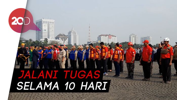 Anies Kirim 65 Petugas Gabungan Bantu Tangani Karhutla di Riau
