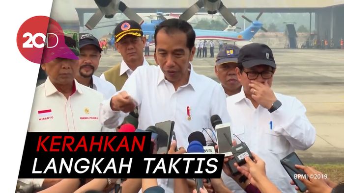 Apa Upaya Jokowi Padamkan Api Karhutla?