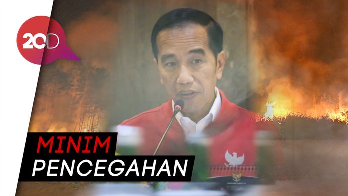 Presiden Jokowi Geram Kebakaran Lahan dan Hutan Meluas