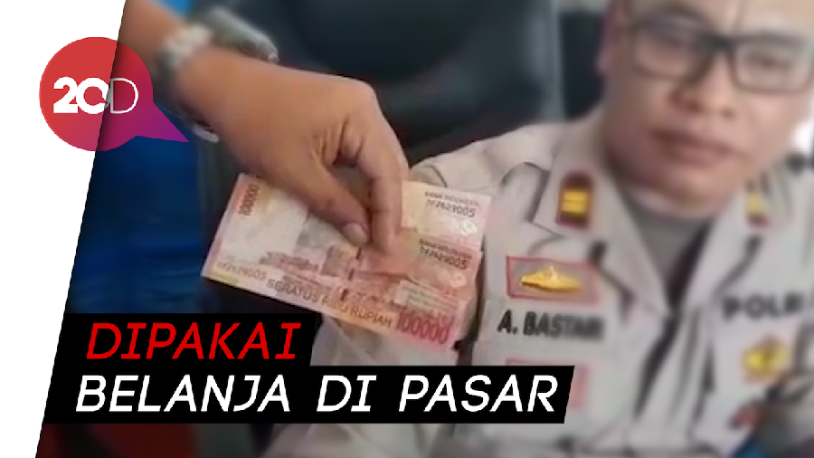 Uang Palsu Berbahan Pewarna Makanan Beredar di Minahasa Utara